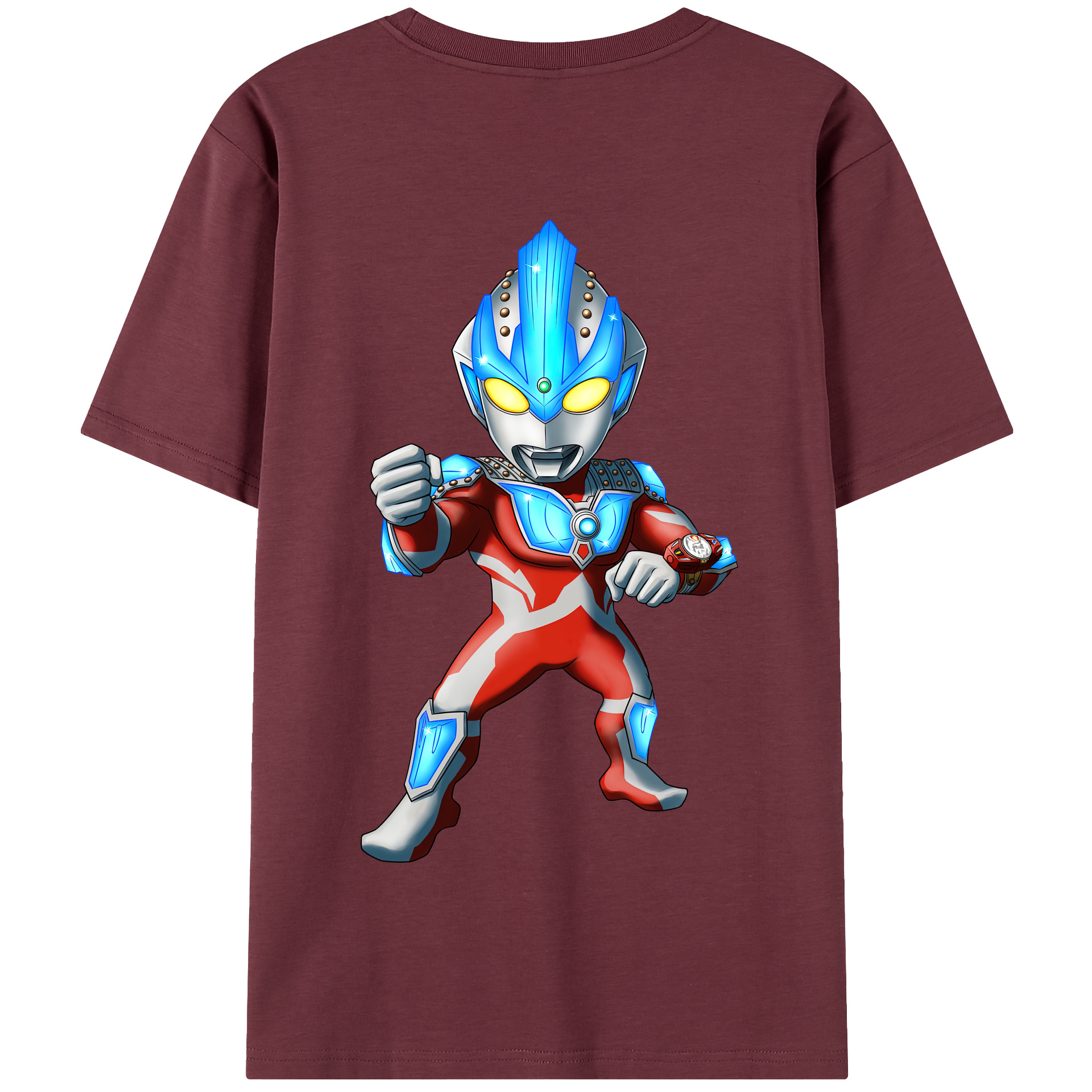 （画像用） ウルトラマン Ultraman 綿100％半袖Tシャツ（背面プリント）